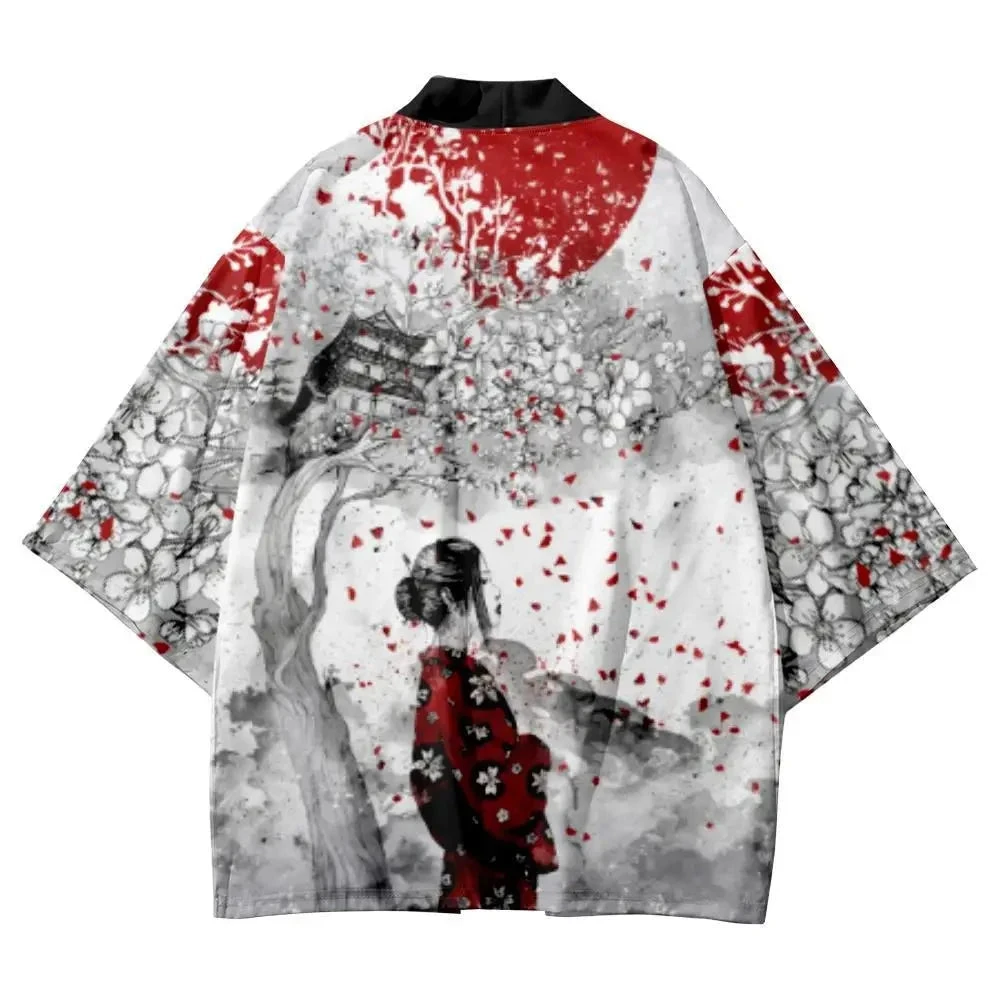 Apparel Japanese-themed Lady In Red Unisex Kimono