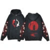 Apparel Japanese-themed Red Sun Unisex Vintage Washed Hoodies