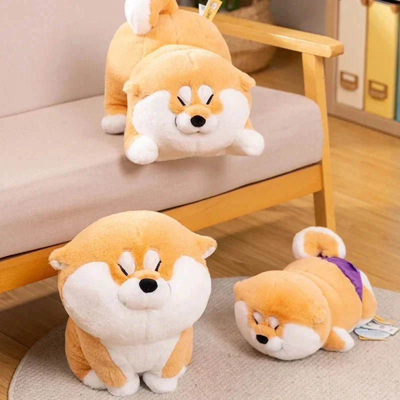 Kawaii Akita Shiba Inu Dog Plush - Image 2