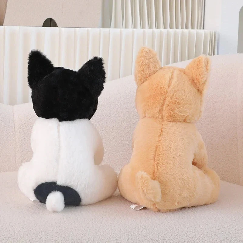 Kawaii Biege White French Bulldog Plushies - Image 8