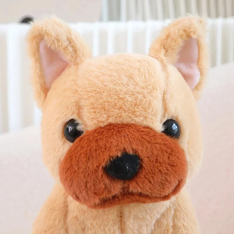 Kawaii Biege White French Bulldog Plushies - Image 10