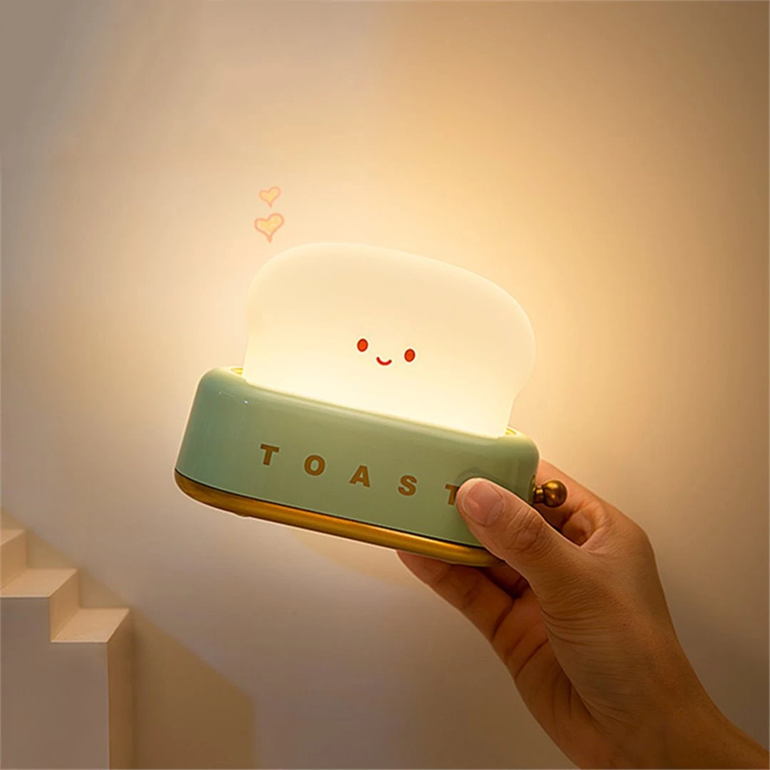 Kawaii Bread Toaster Machine LED Night Light - Image 6
