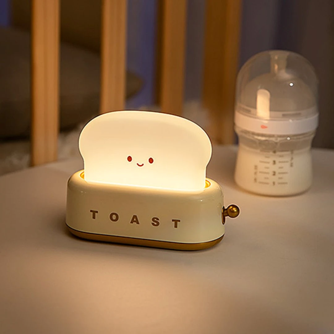 Kawaii Bread Toaster Machine LED Night Light - Image 10
