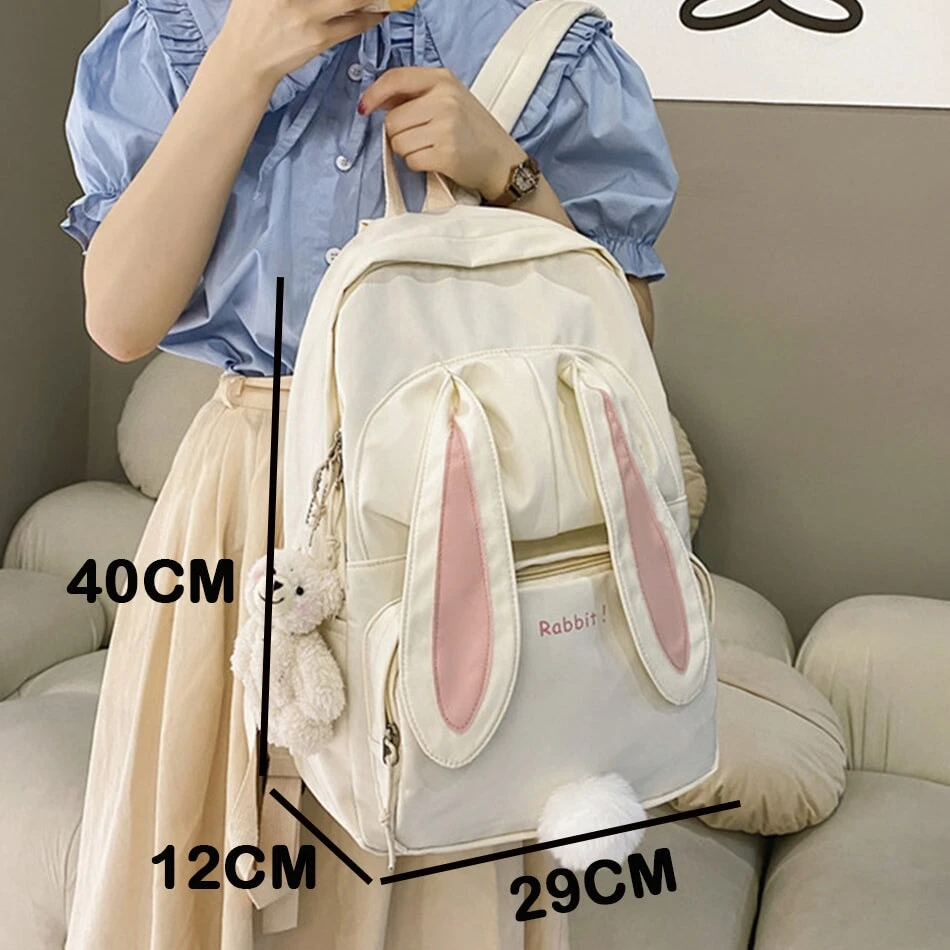 Apparel Kawaii Bunny Ears Backpack Bag - Image 6
