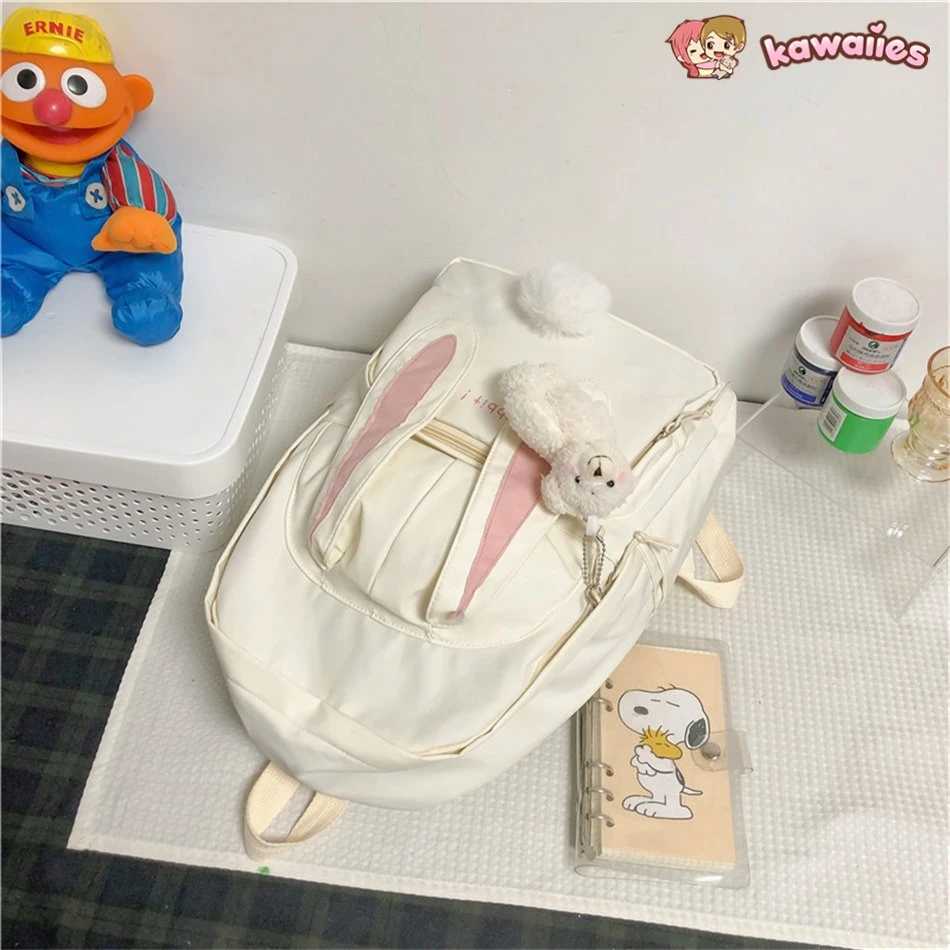 Apparel Kawaii Bunny Ears Backpack Bag - Image 17