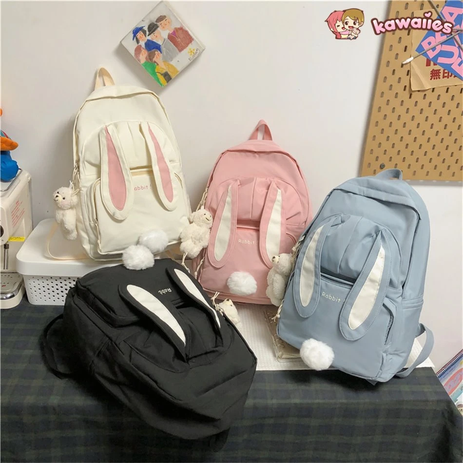 Apparel Kawaii Bunny Ears Backpack Bag