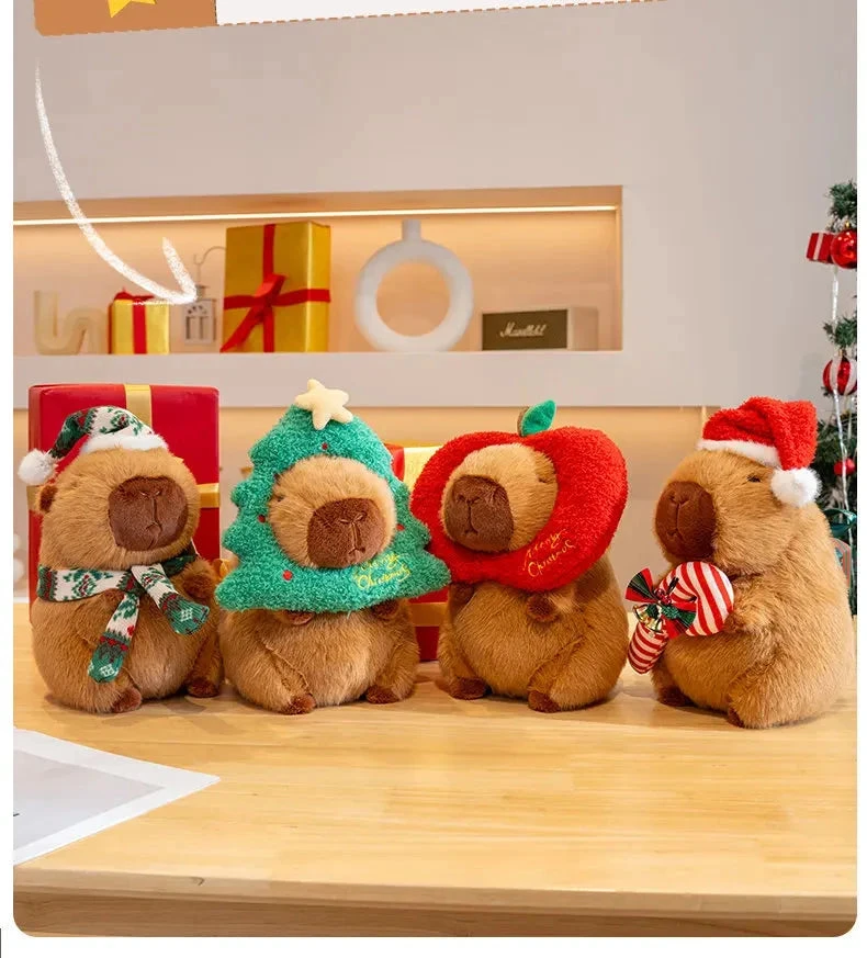Kawaii Capybara Christmas-themed Plushies - Image 9