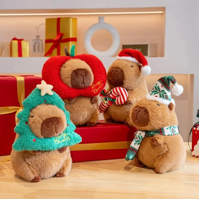 Kawaii Capybara Christmas-themed Plushies - Image 11