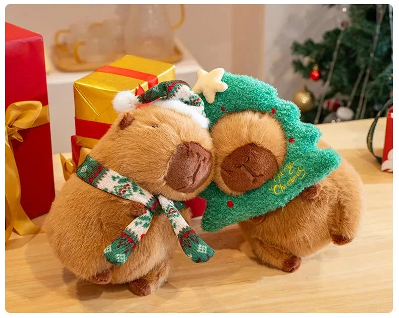 Kawaii Capybara Christmas-themed Plushies - Image 10