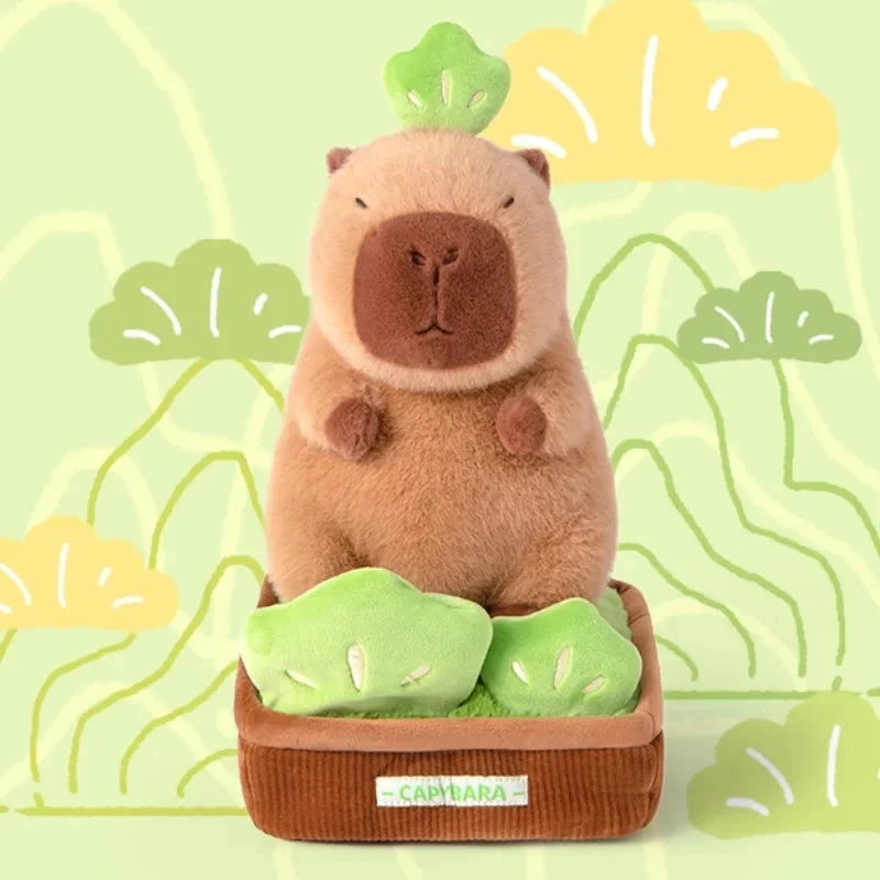 Kawaii Capybara Plant Pot Plushie - Image 4