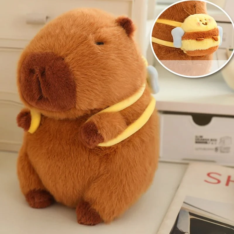 Kawaii Capybara With Backpack Plush Collection - Image 20