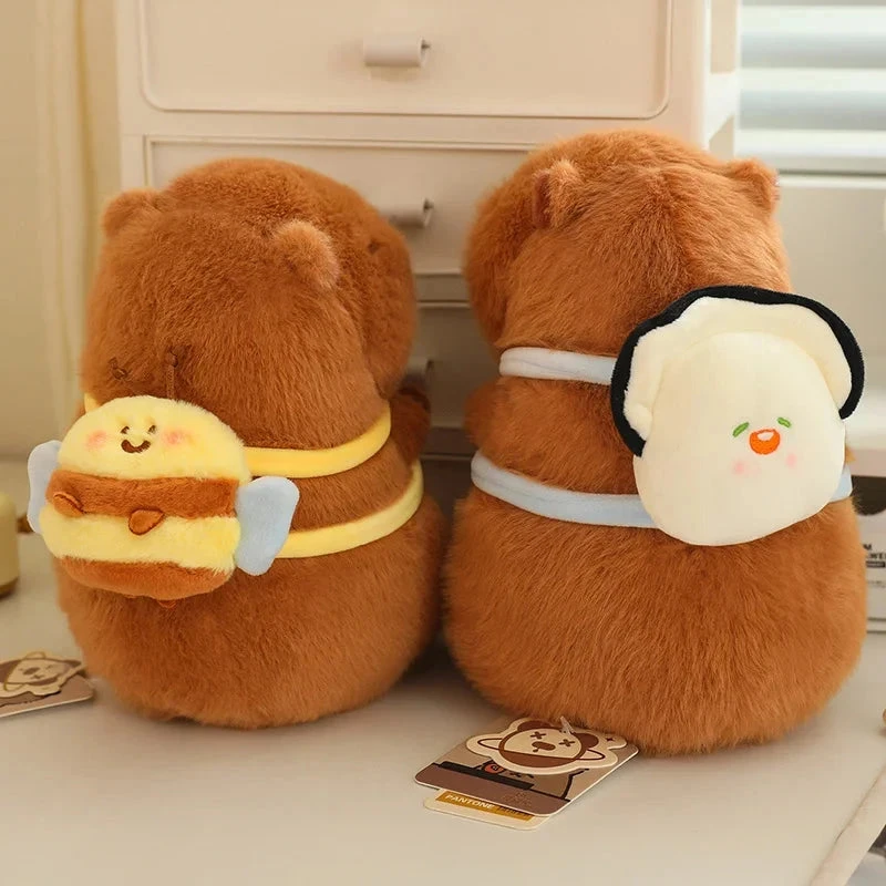 Kawaii Capybara With Backpack Plush Collection - Image 9