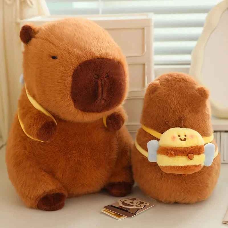 Kawaii Capybara With Backpack Plush Collection - Image 8