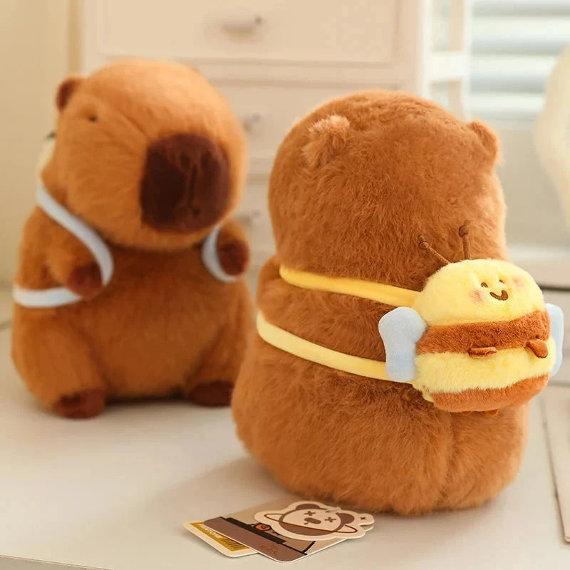 Kawaii Capybara With Backpack Plush Collection - Image 12