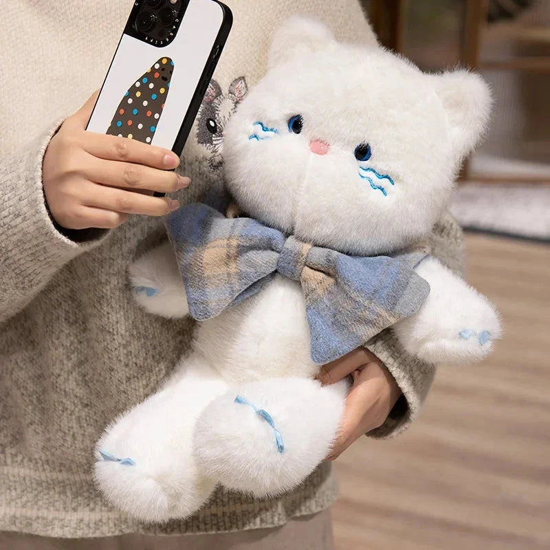 Kawaii Cat Teddy Bear Bowtie Plushies - Image 9