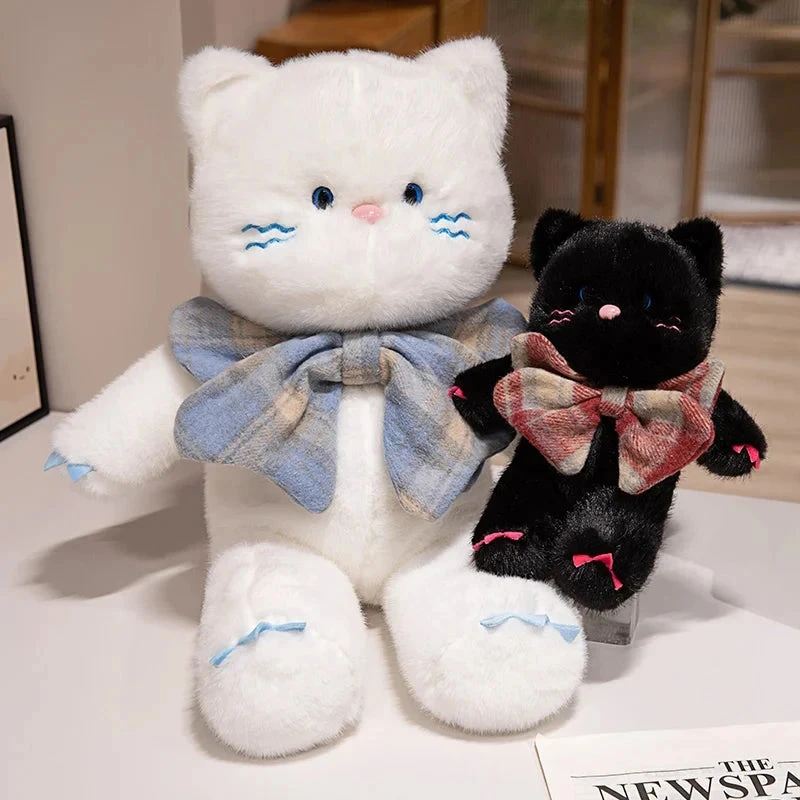 Kawaii Cat Teddy Bear Bowtie Plushies - Image 7