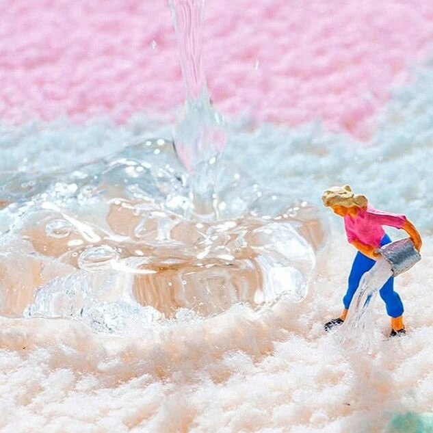 Kawaii Cloudy Rainbow Non-Slip Bath Mat - Image 4