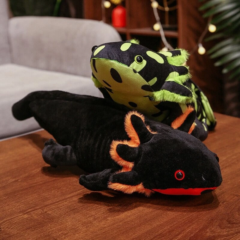 Kawaii Colorful Likelike Axolotl Plushie Family - Image 12