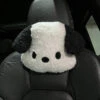 Accessories Kawaii Dog Car Head Rest Plush Pillow