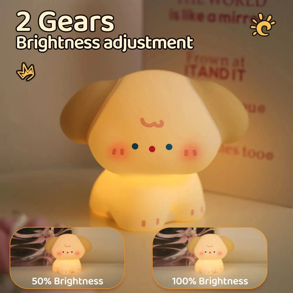 Kawaii Dog Friends LED Night Light - Image 4