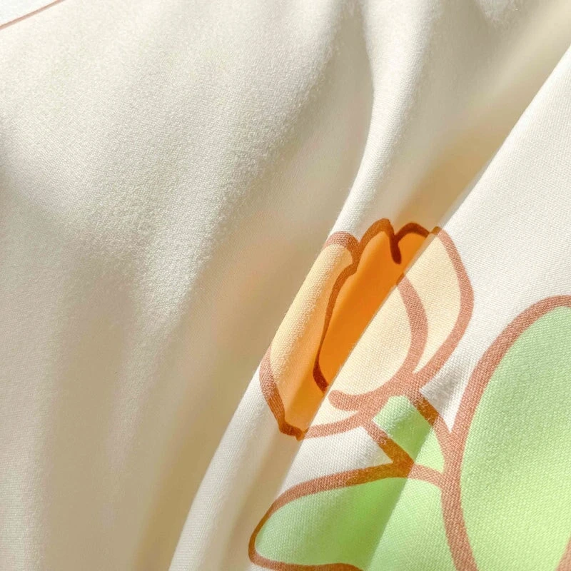 Kawaii Dreamy Floral Bunny 120gsm Polyester Bedding Set Collection - Image 7