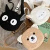 Apparel Kawaii Fluffy Cat Sheep Dog Shoulder Bag