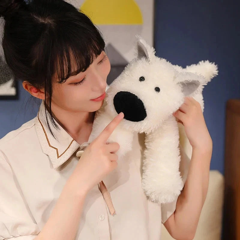 Kawaii Fluffy West Highland Dog Plushie - Image 3