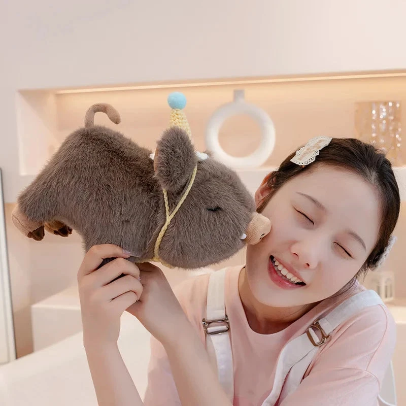 Kawaii Fluffy Wild Boar Plushie - Image 10