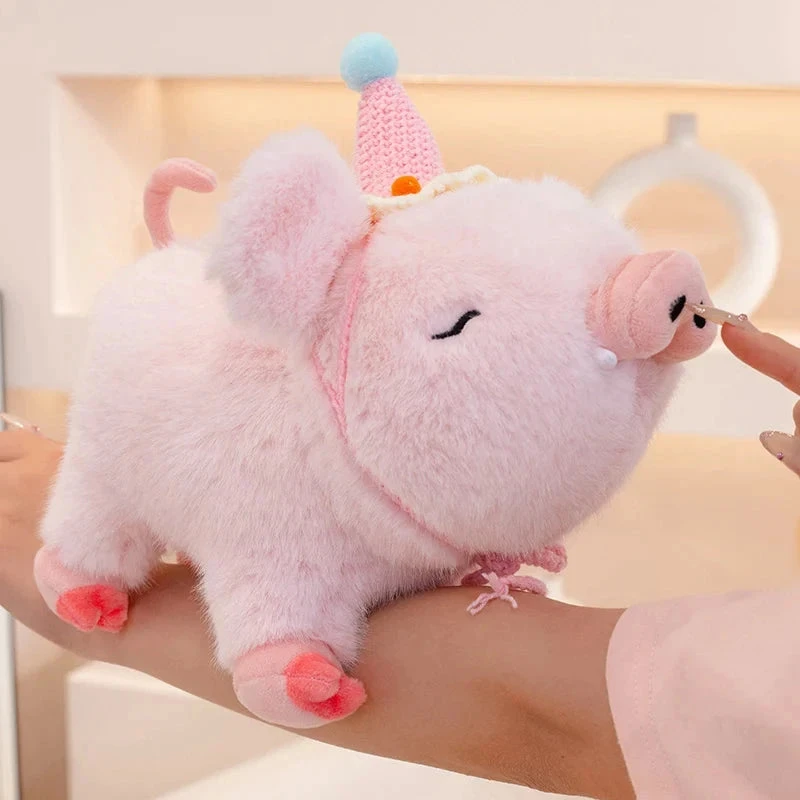 Kawaii Fluffy Wild Boar Plushie - Image 8