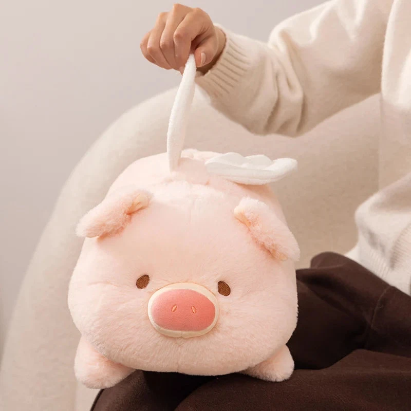 Kawaii Flying Angel Pig Plush - Image 14
