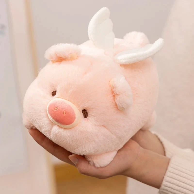 Kawaii Flying Angel Pig Plush - Image 13