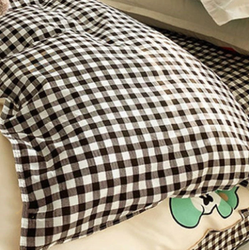 Kawaii Green Dinosaur Floral 120gsm Polyester Bedding Set - Image 13