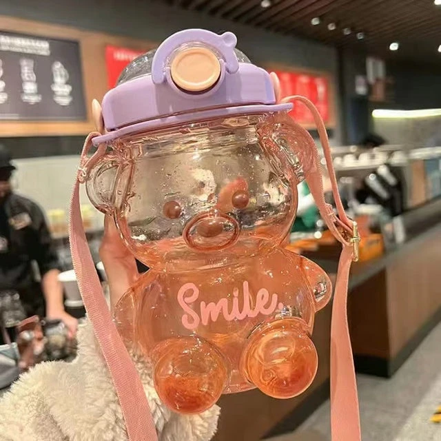 Kawaii Jumbo Bear Shaped Bottle With Strap - Image 7
