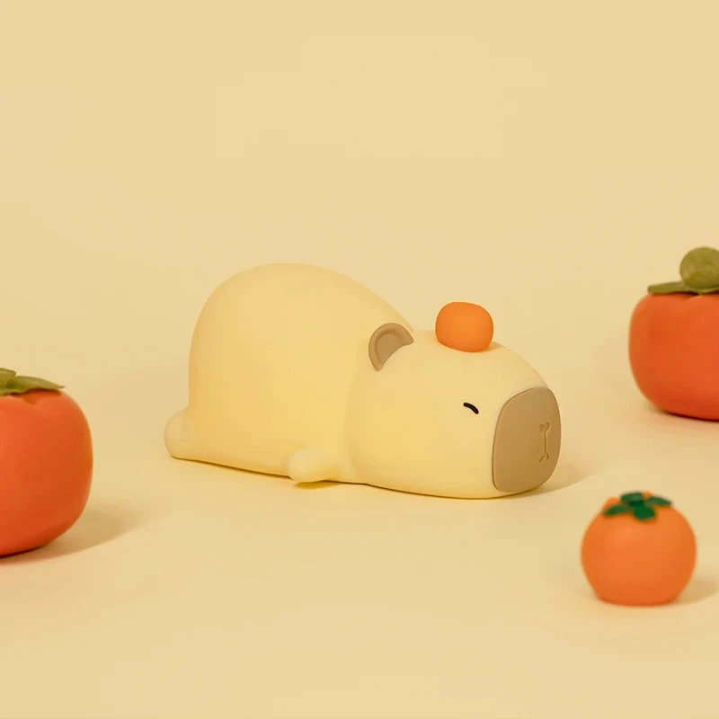 Kawaii Laying Capybara LED Night Light - Image 4