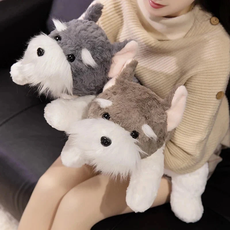 Kawaii Schnauzer Dog Plushies - Image 8