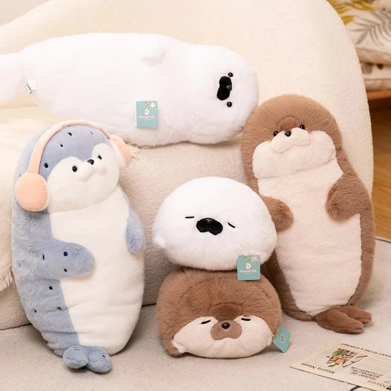 Kawaii Seal Plushie Family
