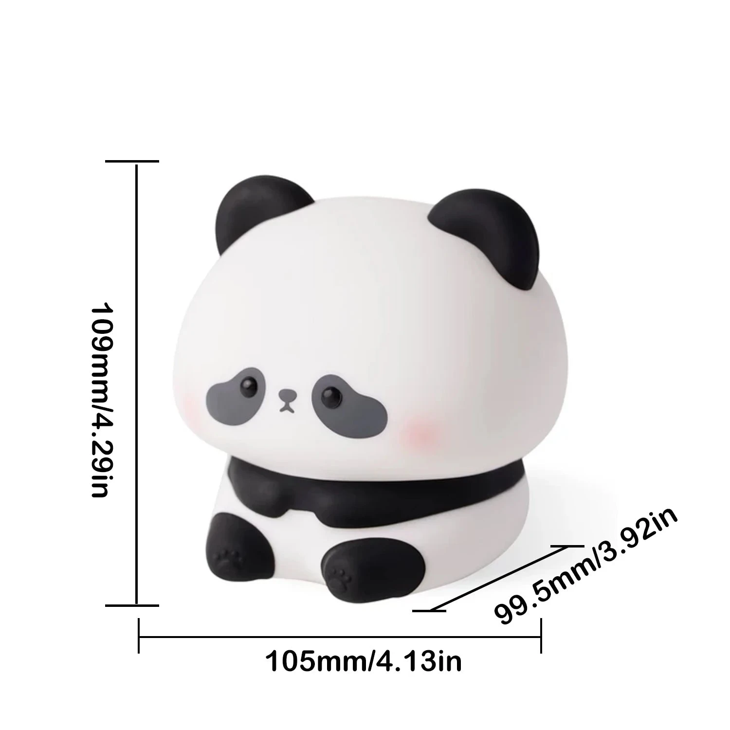 Kawaii Sleepy Panda LED Night Lights - Image 7