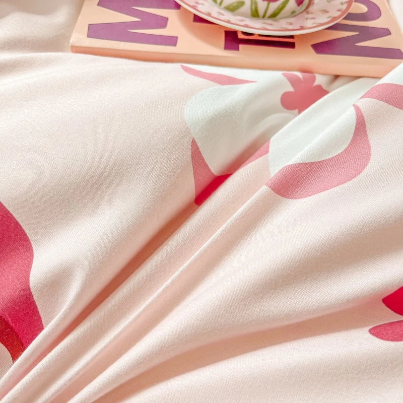 Kawaii Strawberry Print 120gsm Polyester Bedding Sets - Image 10
