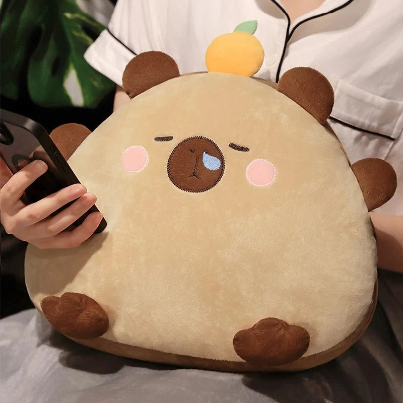 Kawaii Triangle Capybara Plush Pillows With Blanket - Image 20