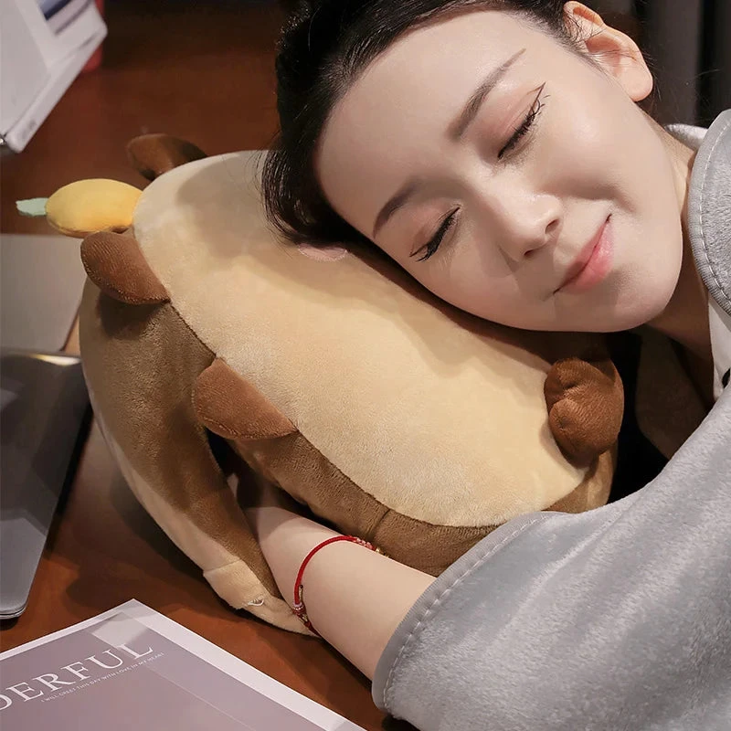 Kawaii Triangle Capybara Plush Pillows With Blanket - Image 18