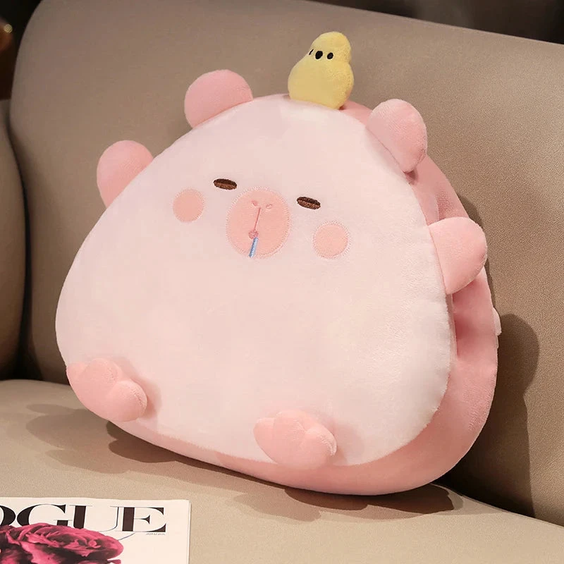 Kawaii Triangle Capybara Plush Pillows With Blanket - Image 11