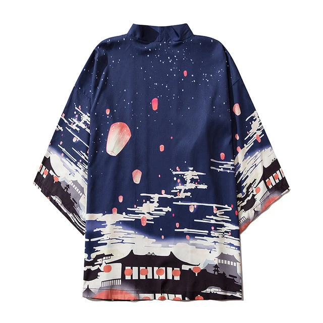 Apparel Kimono Japanese Temple Mystic Night