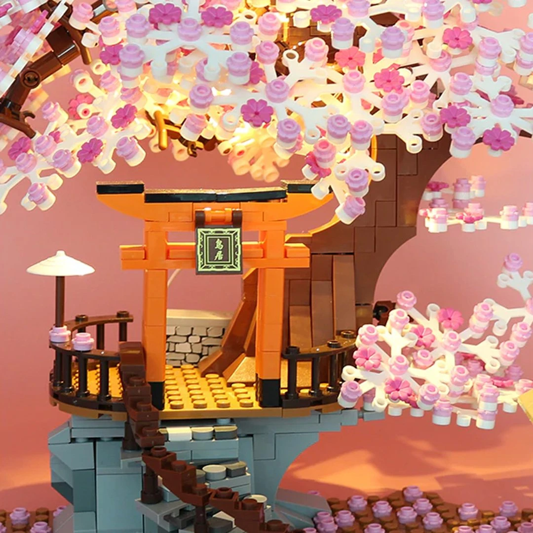 Romantic Light Up Japanese Cherry Blossom Tree Building Sets | Special Edition - Image 4