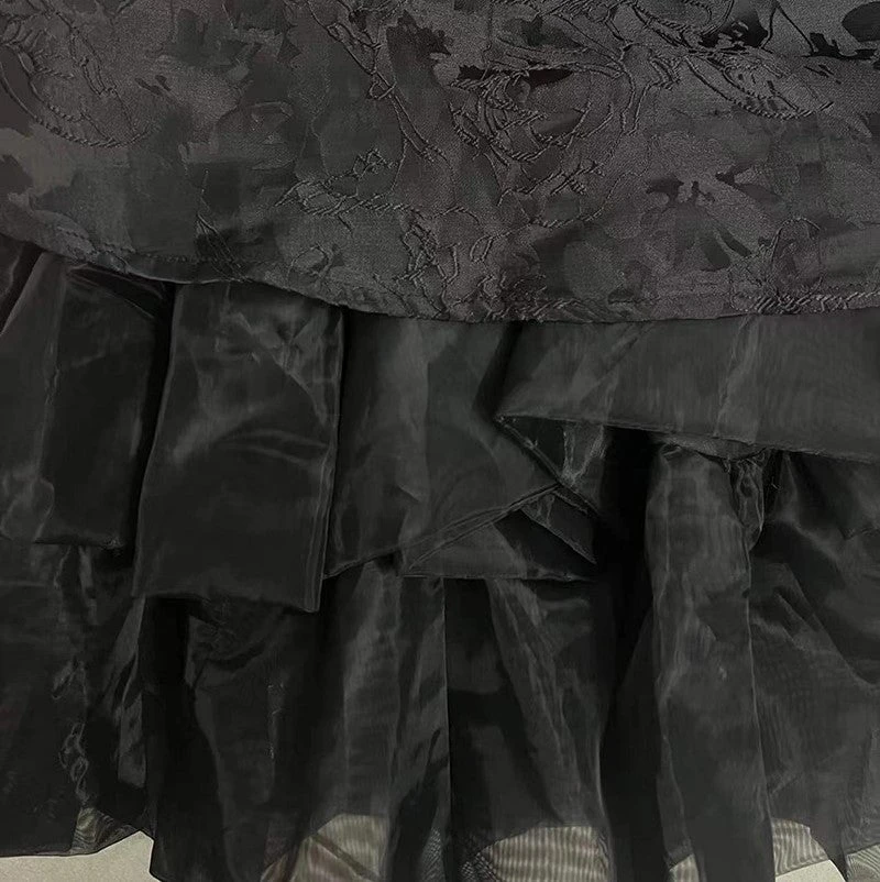 Apparel Lolita Black Mini Tutu Dress - Image 12
