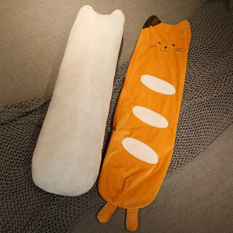 Long Baguette Cute Cat Bread Plushie - Image 7