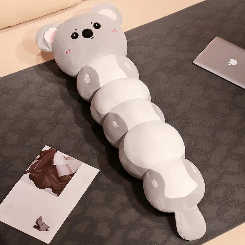Long Caterpillar Cat Koala Elephant Plushie Collection - Image 9