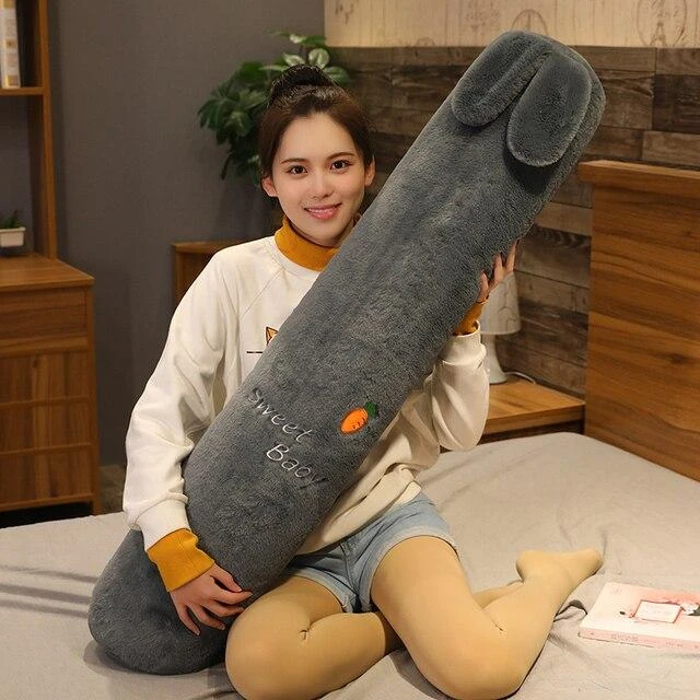 Long Fluffy Animal Body Pillow Plushies - Image 13
