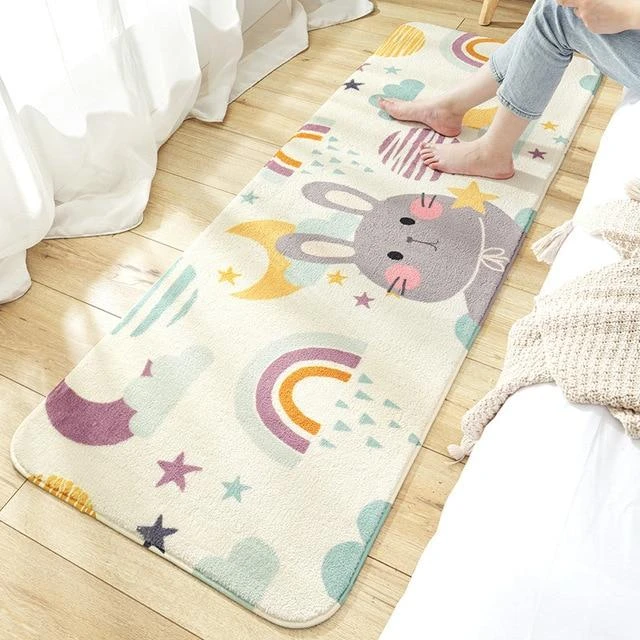 Long Fluffy Kawaii Bedroom Rugs - Image 5