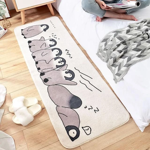 Long Fluffy Kawaii Bedroom Rugs - Image 3