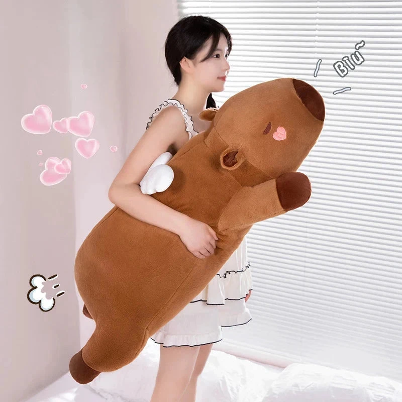 Long Kawaii Angel Capybara Plushies - Image 8